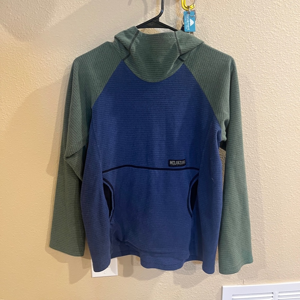 Melanzana Hoodie Blue & Green